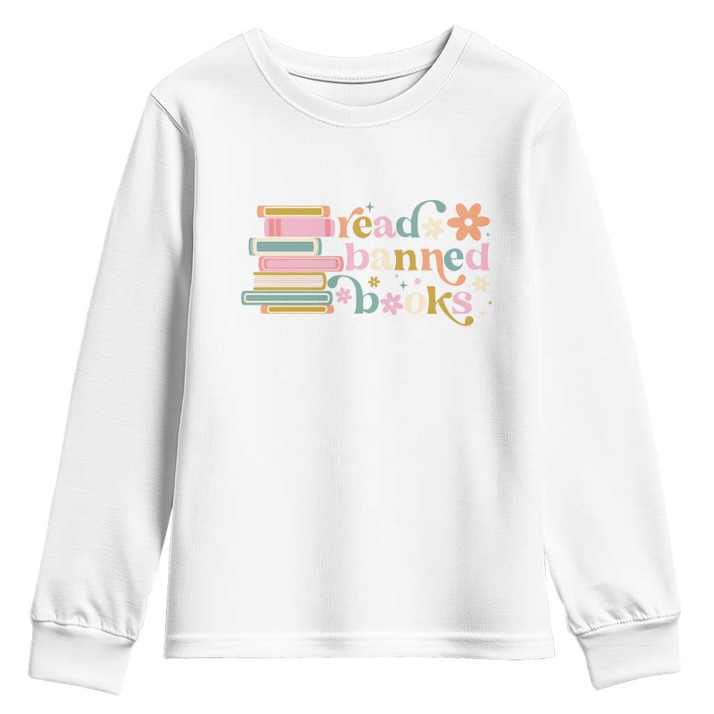Vintage Read Banned Books Youth Sweatshirt - Wonder Print Shop