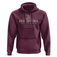 Abibliophobia Hoodie Funny Reading Bookworm Book Lover Reader Gift - Wonder Print Shop