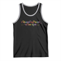 I Closed My Book to Be Here Tank Top - Wonder Print Shop