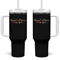 I Closed My Book to Be Here Tumbler With Handle - Wonder Print Shop