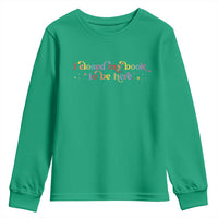 I Closed My Book to Be Here Youth Sweatshirt - Wonder Print Shop