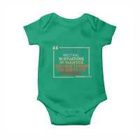 Human Rights Baby Onesie Feminist Equal Rights Social Justice