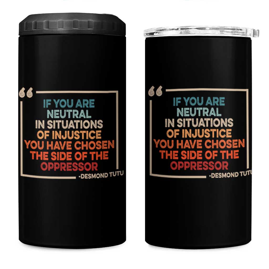 Human Rights 4 in 1 Can Cooler Tumbler Feminist Equal Rights Social Justice