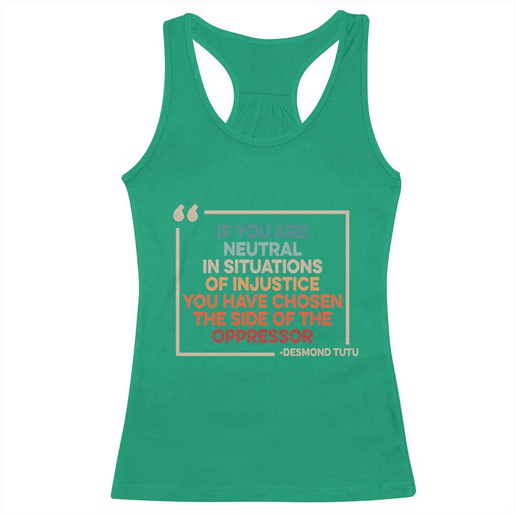 Human Rights Racerback Tank Top Feminist Equal Rights Social Justice