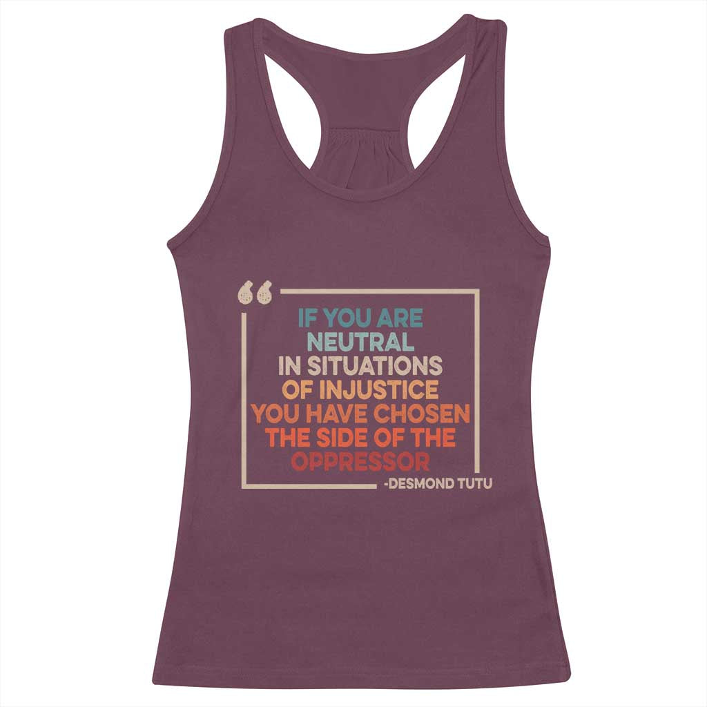 Human Rights Racerback Tank Top Feminist Equal Rights Social Justice