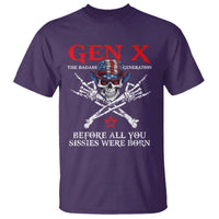 Gen X The Badasss Generation T Shirt Before All You Sissie were Born Skull Rock Hand - Wonder Print Shop