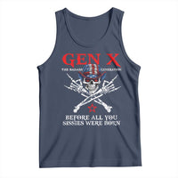 Gen X The Badasss Generation Tank Top Before All You Sissie were Born Skull Rock Hand - Wonder Print Shop