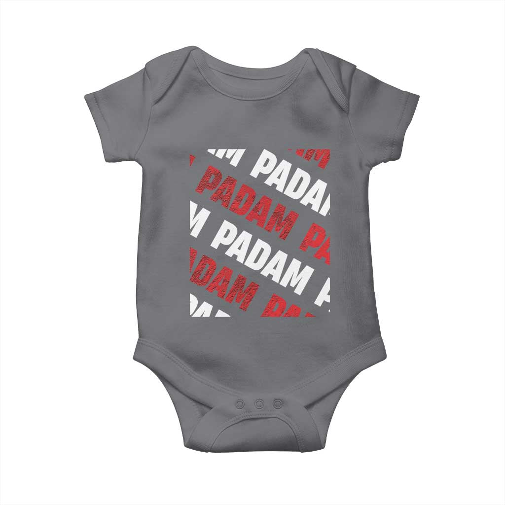 Pride Month Baby Onesie Padam Padam Heartbeat LGBTQ