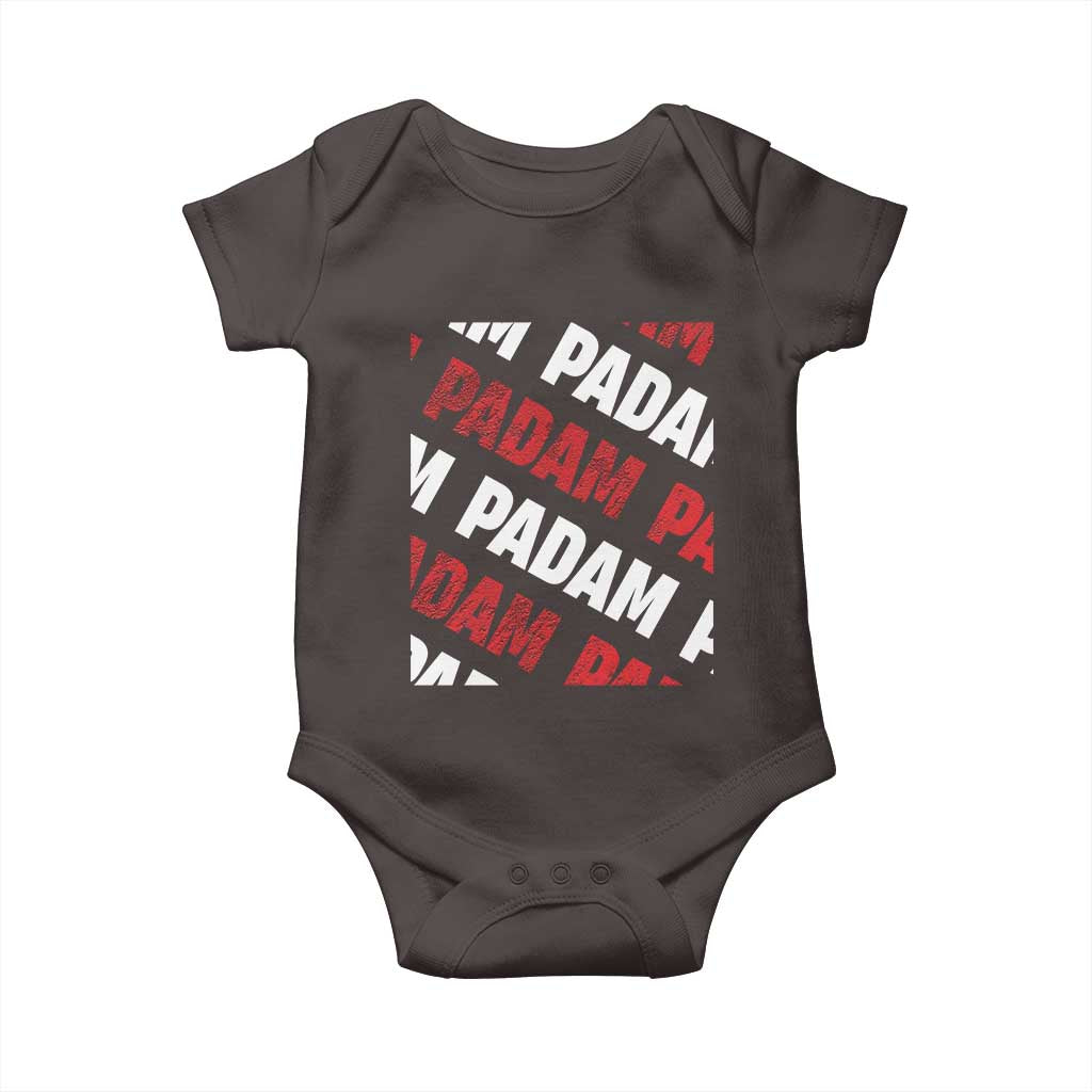 Pride Month Baby Onesie Padam Padam Heartbeat LGBTQ