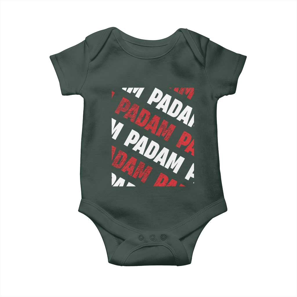 Pride Month Baby Onesie Padam Padam Heartbeat LGBTQ