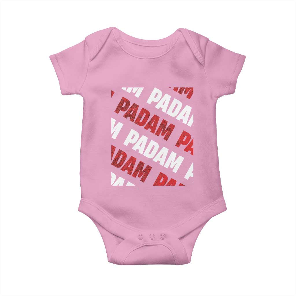Pride Month Baby Onesie Padam Padam Heartbeat LGBTQ