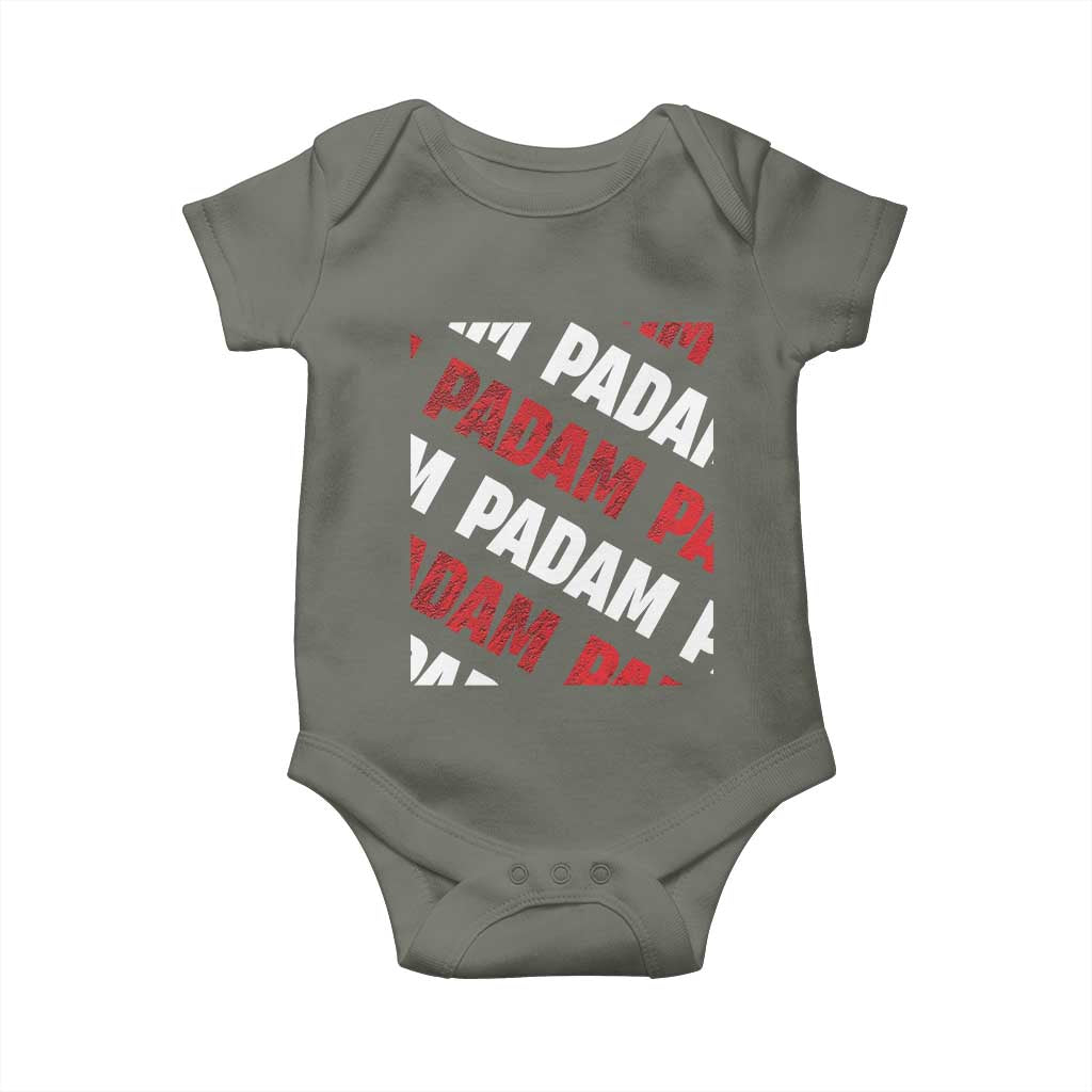 Pride Month Baby Onesie Padam Padam Heartbeat LGBTQ