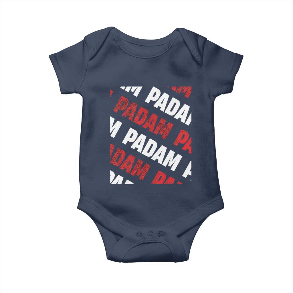 Pride Month Baby Onesie Padam Padam Heartbeat LGBTQ