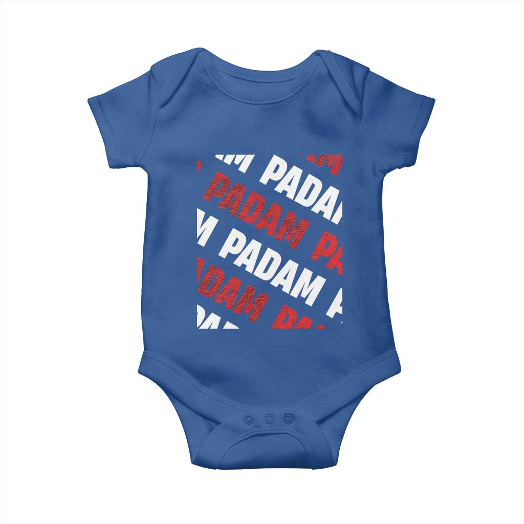 Pride Month Baby Onesie Padam Padam Heartbeat LGBTQ