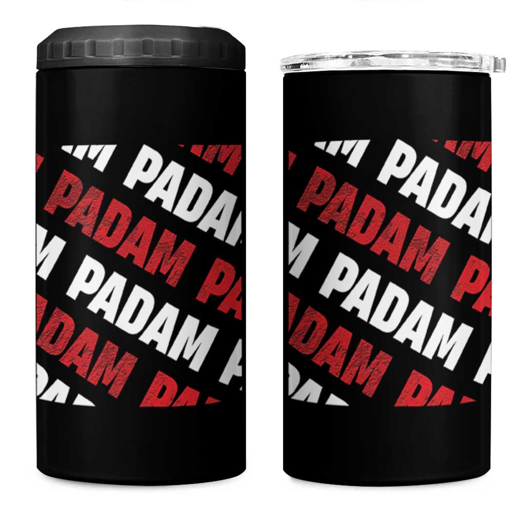 Pride Month 4 in 1 Can Cooler Tumbler Padam Padam Heartbeat LGBTQ