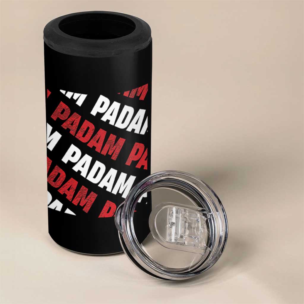 Pride Month 4 in 1 Can Cooler Tumbler Padam Padam Heartbeat LGBTQ