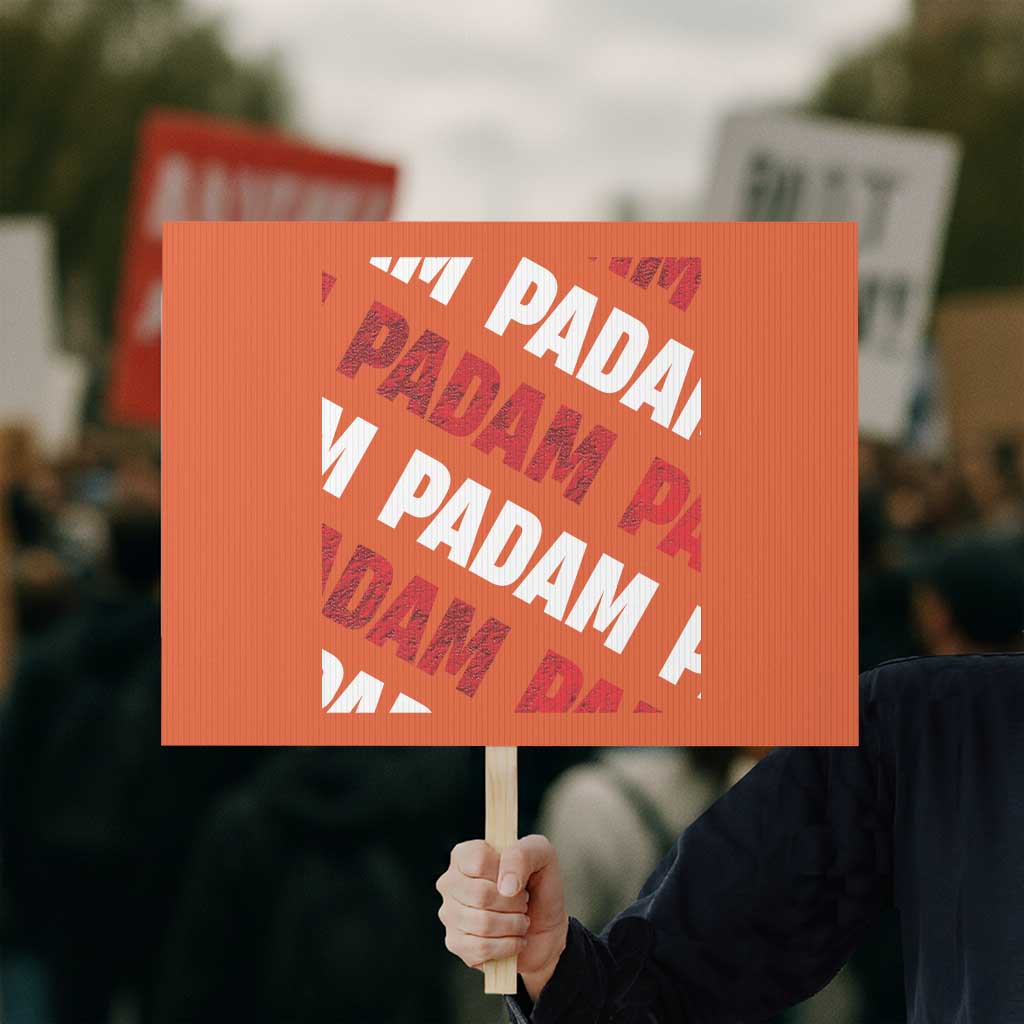 Pride Month Protest Sign Padam Padam Heartbeat LGBTQ - Wonder Print Shop