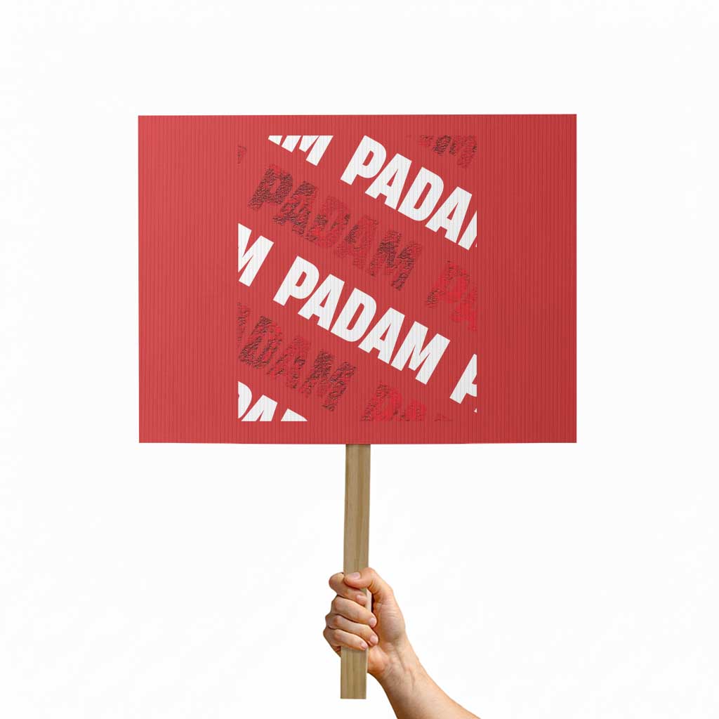 Pride Month Protest Sign Padam Padam Heartbeat LGBTQ - Wonder Print Shop