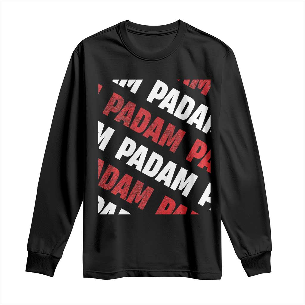 Pride Month Long Sleeve Shirt Padam Padam Heartbeat LGBTQ