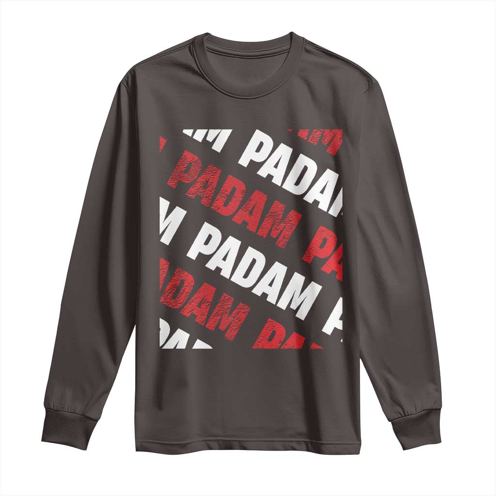 Pride Month Long Sleeve Shirt Padam Padam Heartbeat LGBTQ