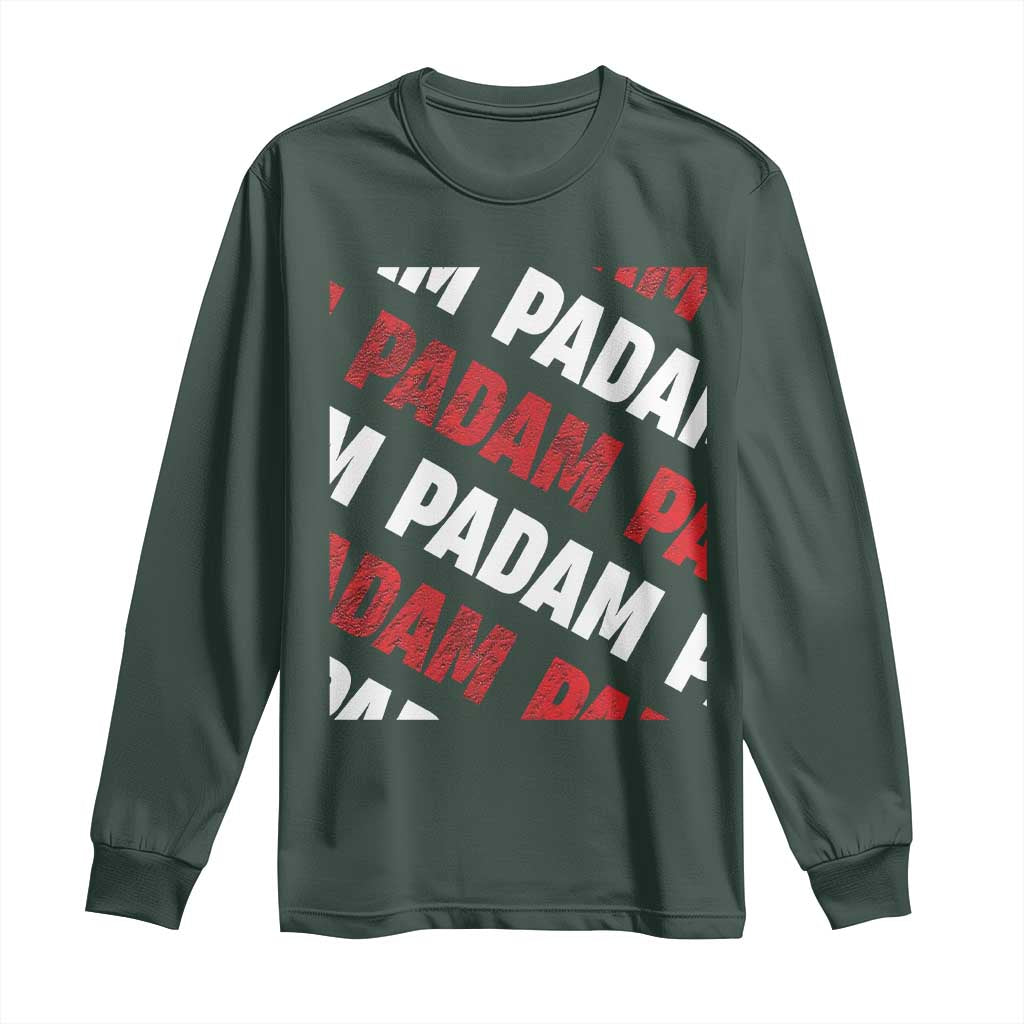Pride Month Long Sleeve Shirt Padam Padam Heartbeat LGBTQ