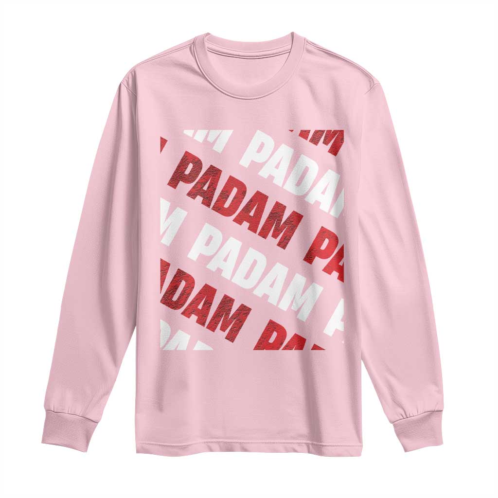 Pride Month Long Sleeve Shirt Padam Padam Heartbeat LGBTQ
