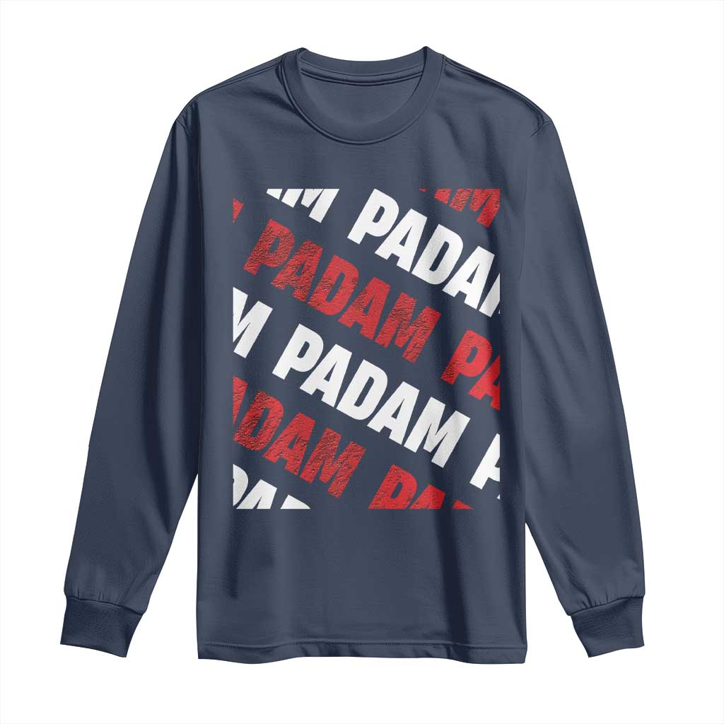 Pride Month Long Sleeve Shirt Padam Padam Heartbeat LGBTQ