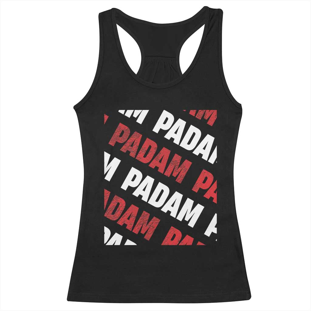 Pride Month Racerback Tank Top Padam Padam Heartbeat LGBTQ
