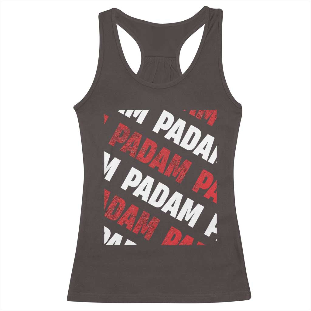 Pride Month Racerback Tank Top Padam Padam Heartbeat LGBTQ