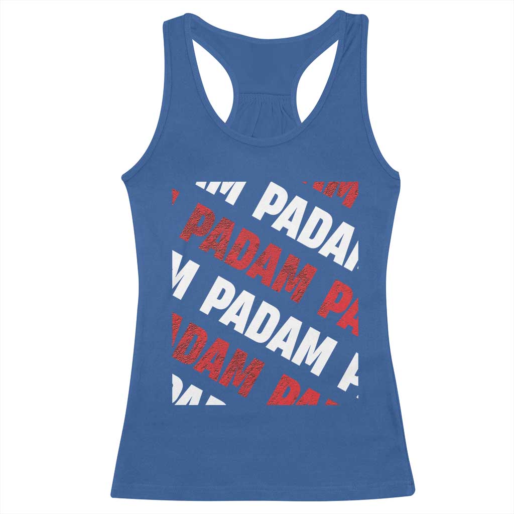 Pride Month Racerback Tank Top Padam Padam Heartbeat LGBTQ