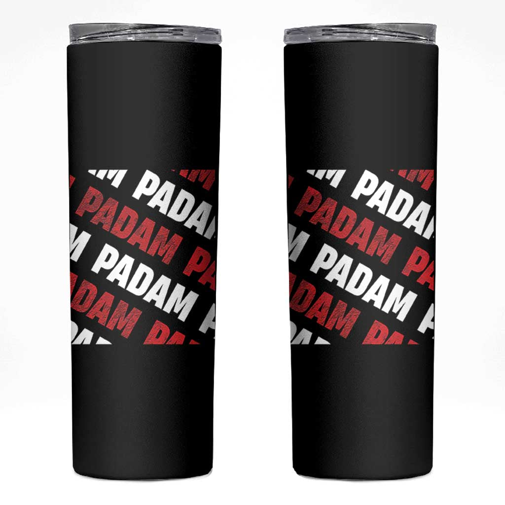 Pride Month Skinny Tumbler Padam Padam Heartbeat LGBTQ