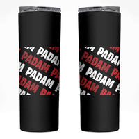 Pride Month Skinny Tumbler Padam Padam Heartbeat LGBTQ