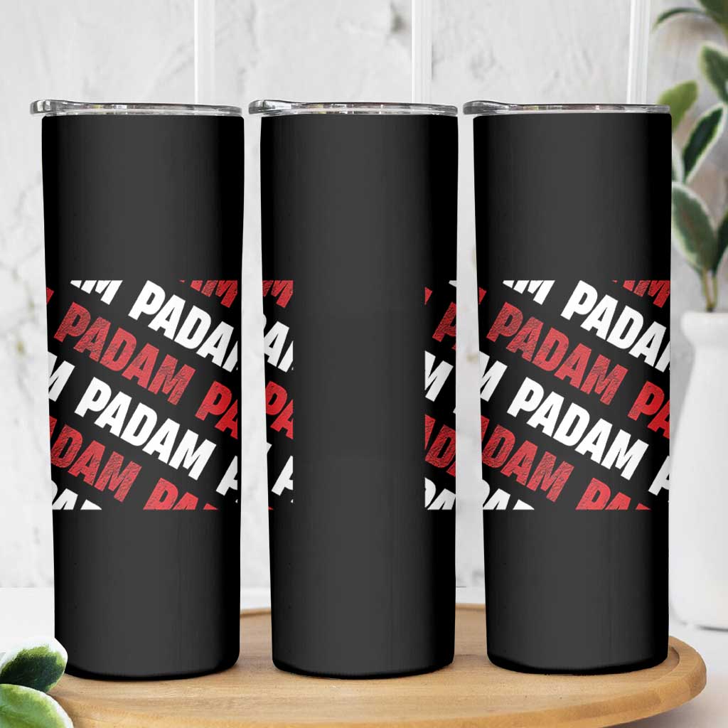 Pride Month Skinny Tumbler Padam Padam Heartbeat LGBTQ