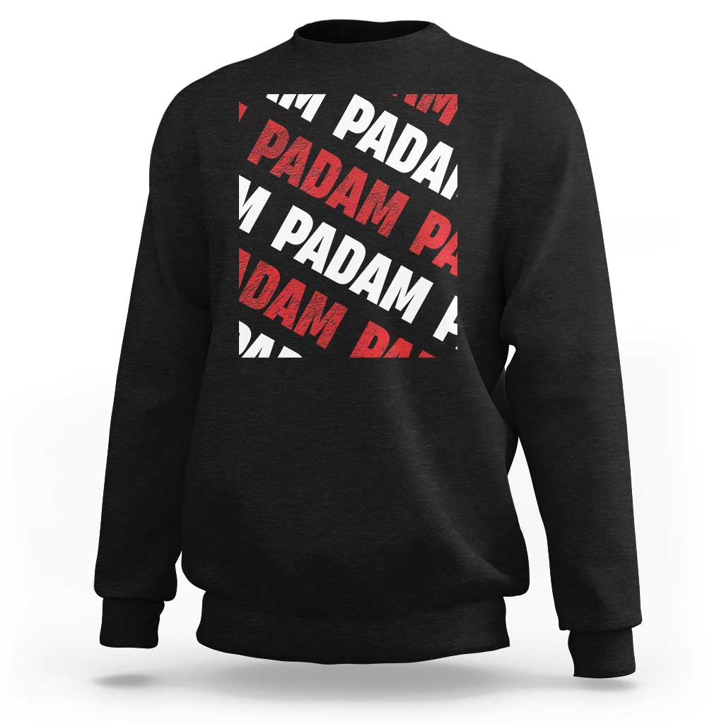 Pride Month Sweatshirt Padam Padam Heartbeat LGBTQ
