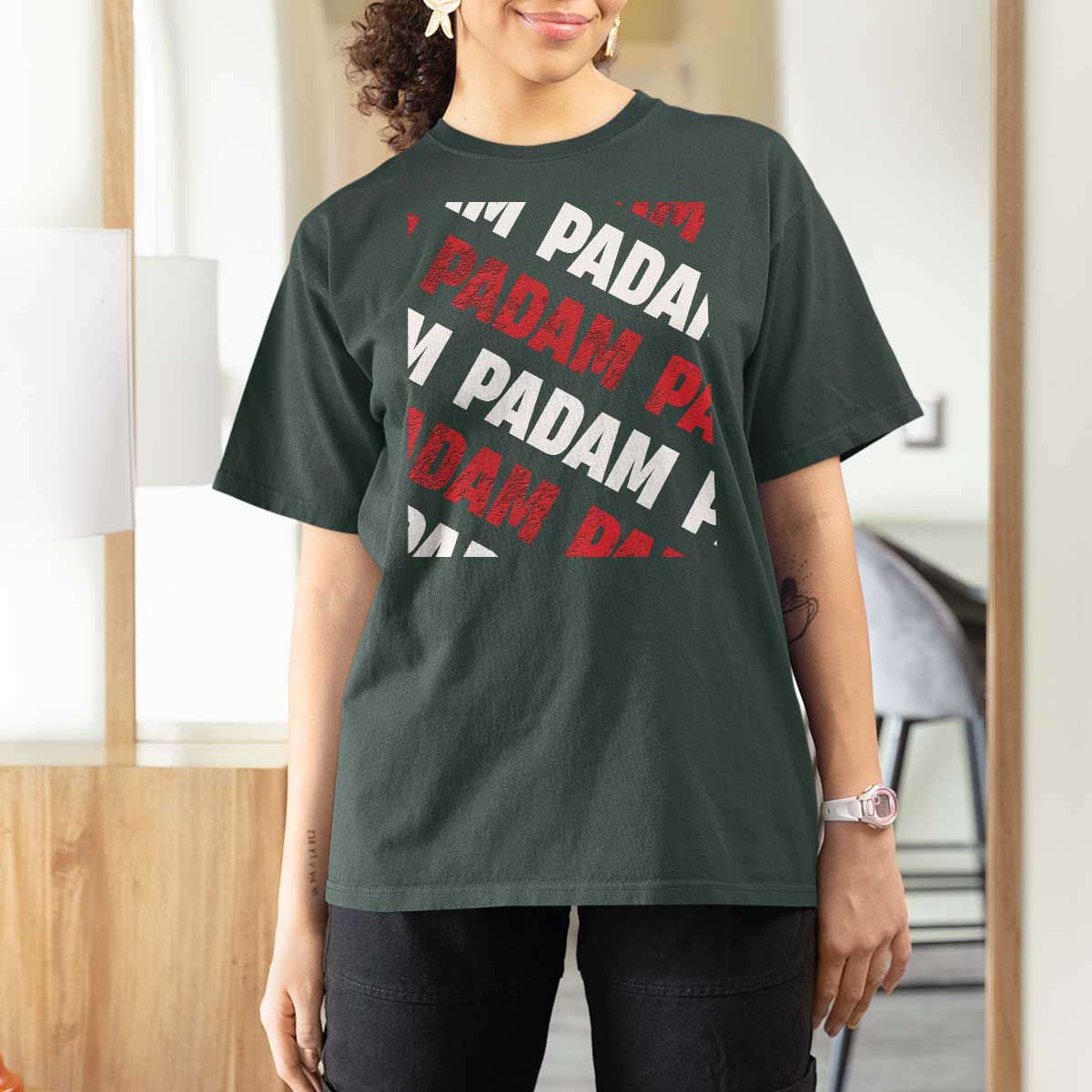 Pride Month T Shirt For Women Padam Padam Heartbeat LGBTQ