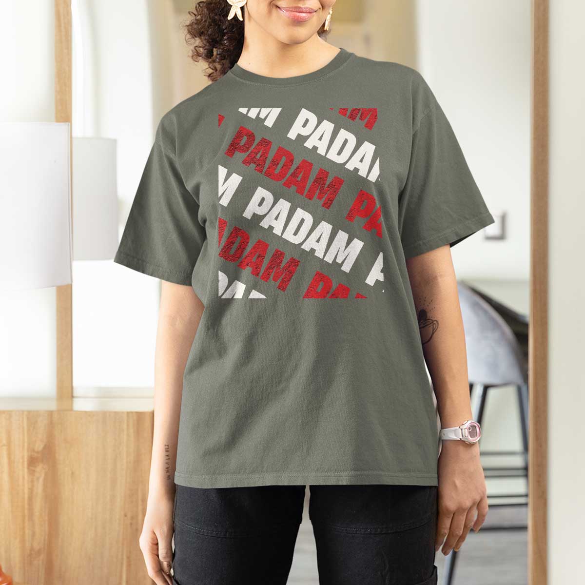 Pride Month T Shirt For Women Padam Padam Heartbeat LGBTQ