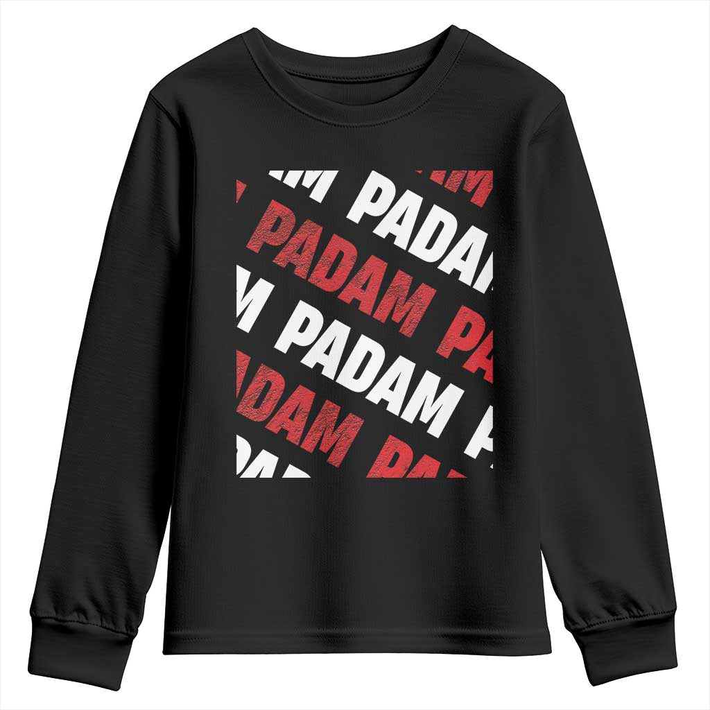 Pride Month Youth Sweatshirt Padam Padam Heartbeat LGBTQ