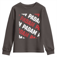 Pride Month Youth Sweatshirt Padam Padam Heartbeat LGBTQ