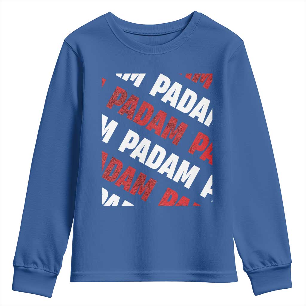 Pride Month Youth Sweatshirt Padam Padam Heartbeat LGBTQ