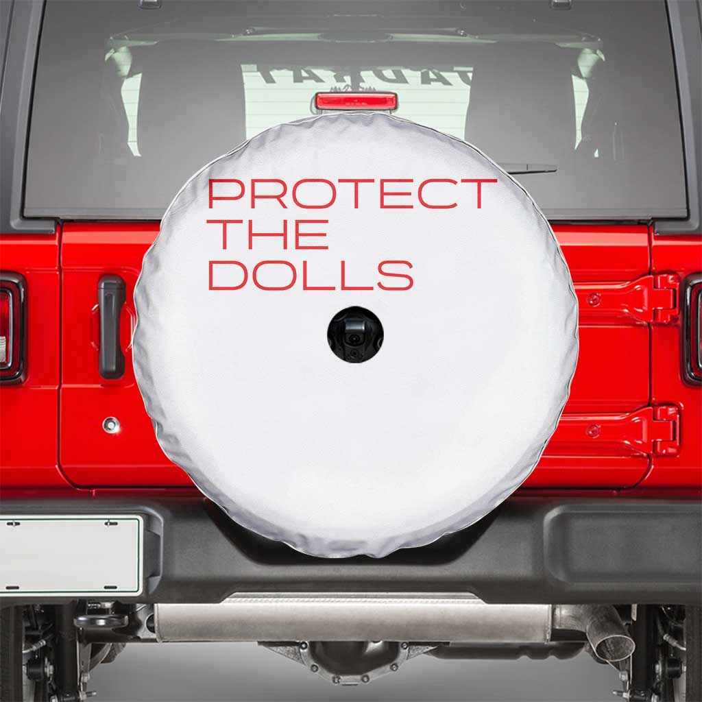 Protect The Dolls Spare Tire Cover Pride Month