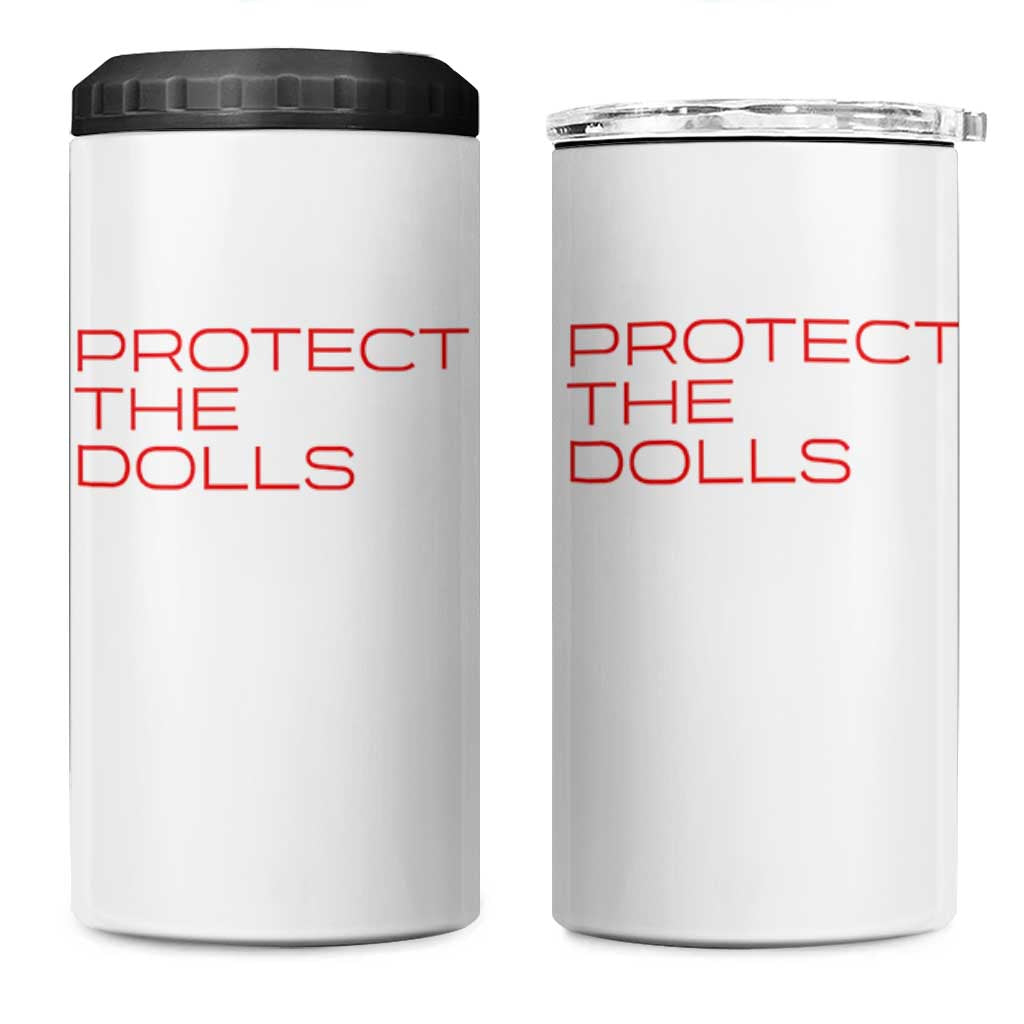Protect The Dolls 4 in 1 Can Cooler Tumbler Pride Month