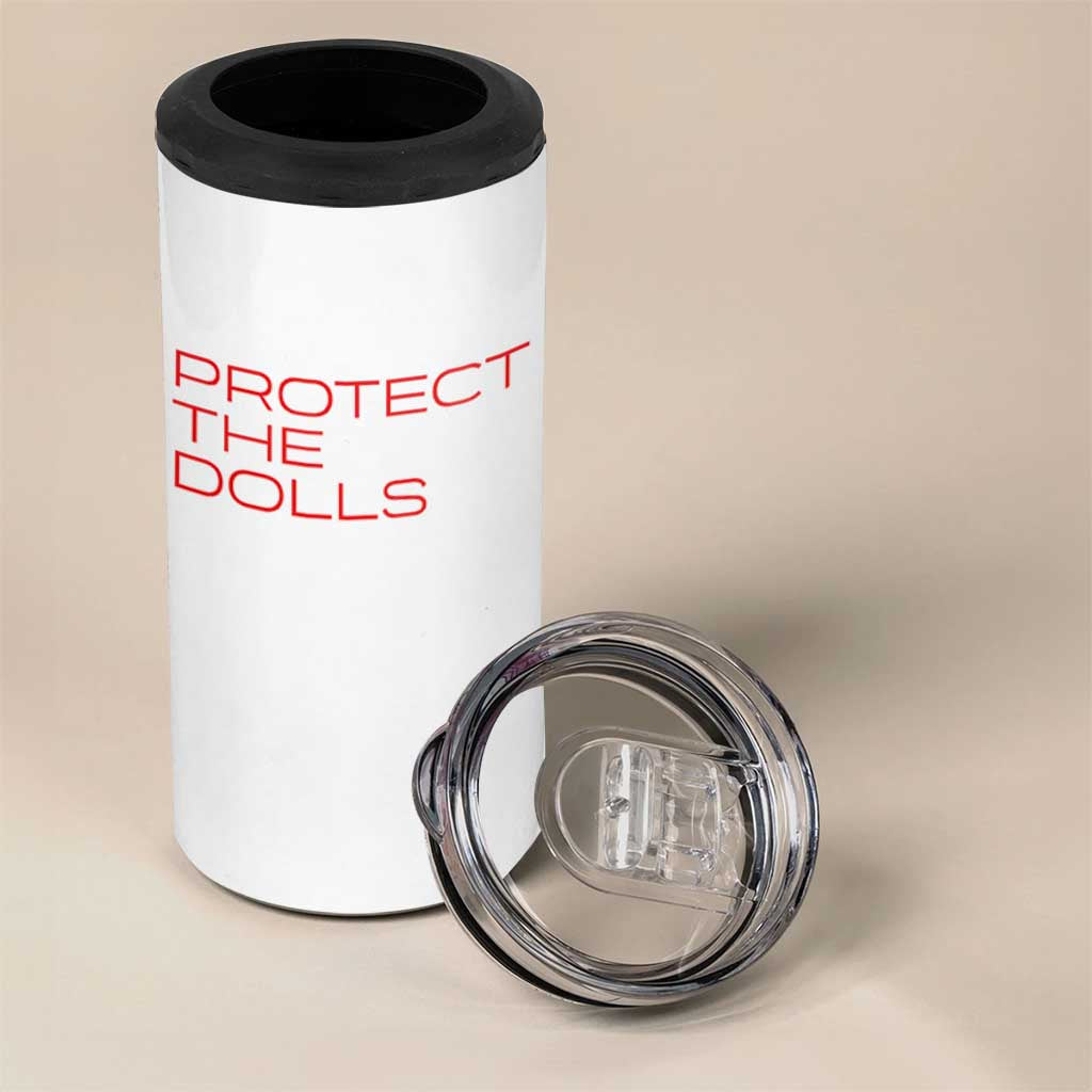 Protect The Dolls 4 in 1 Can Cooler Tumbler Pride Month