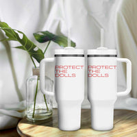 Protect The Dolls Tumbler With Handle Pride Month