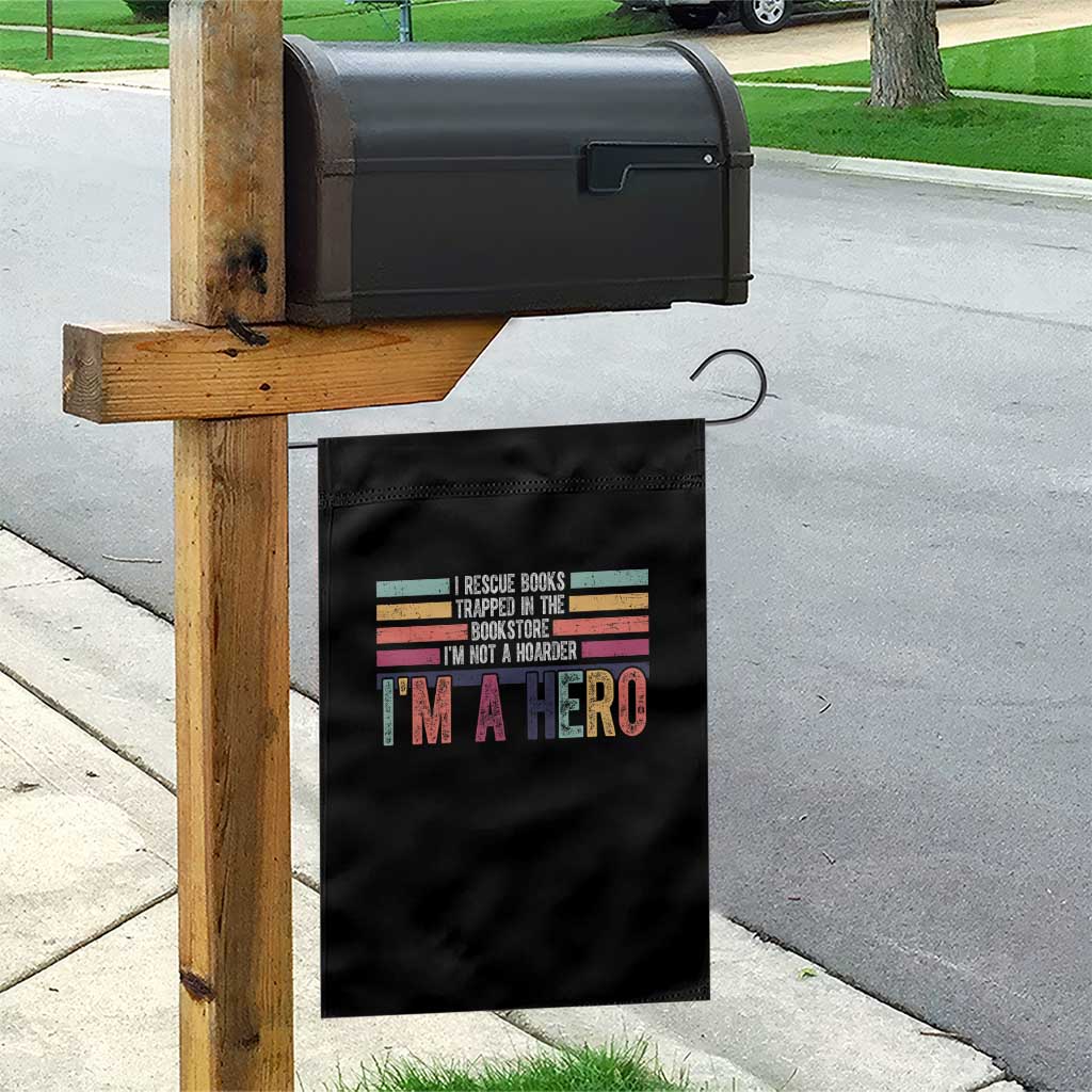 Book Lover Garden Flag I Rescue Books - Wonder Print Shop
