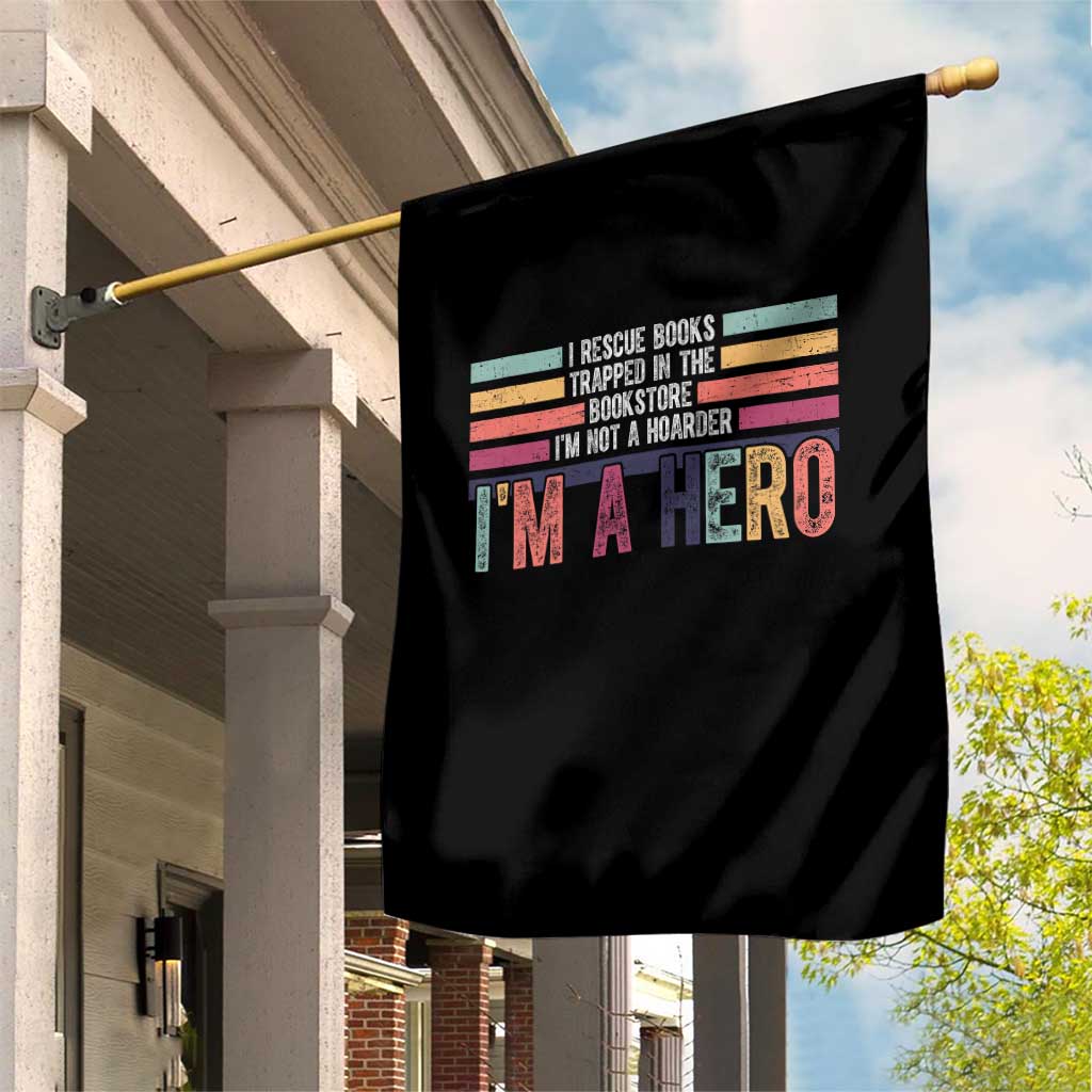 Book Lover Garden Flag I Rescue Books - Wonder Print Shop