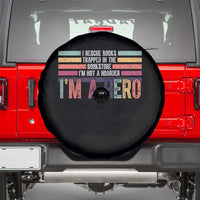 Book Lover Spare Tire Cover I Rescue Books - Wonder Print Shop
