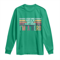 Book Lover Long Sleeve Shirt I Rescue Books - Wonder Print Shop
