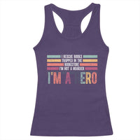 Book Lover Racerback Tank Top I Rescue Books - Wonder Print Shop