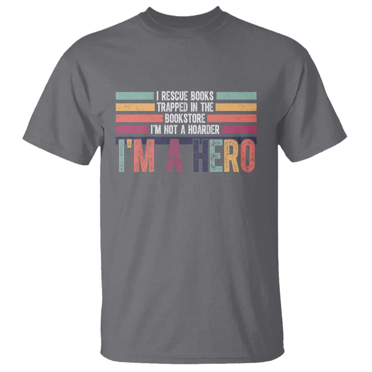 Book Lover T Shirt I Rescue Books - Wonder Print Shop