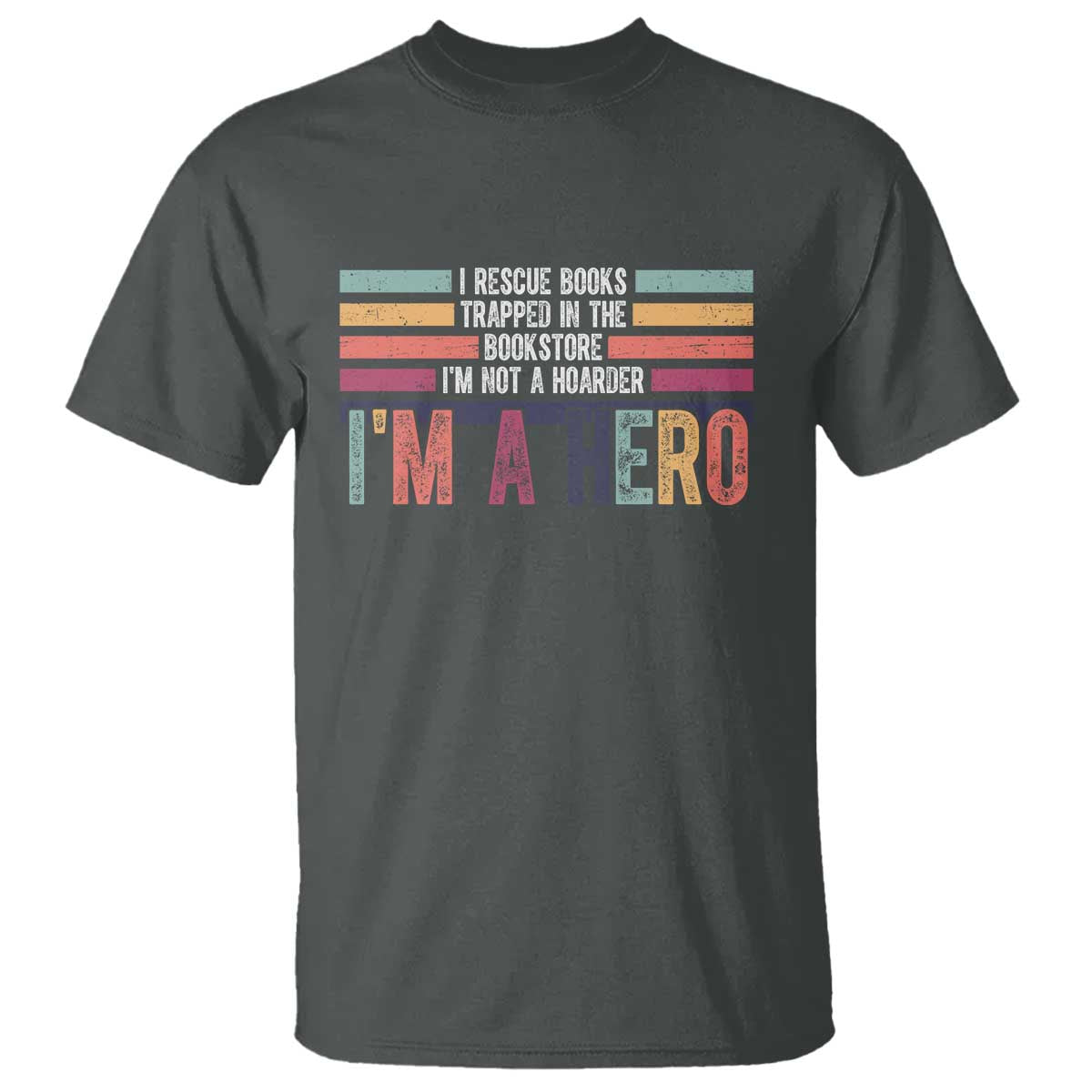 Book Lover T Shirt I Rescue Books - Wonder Print Shop